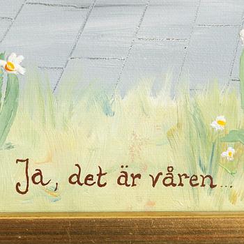 Per Olof Olsson, "Ja det är"/ "Våren som har kommit igen", diptyk.