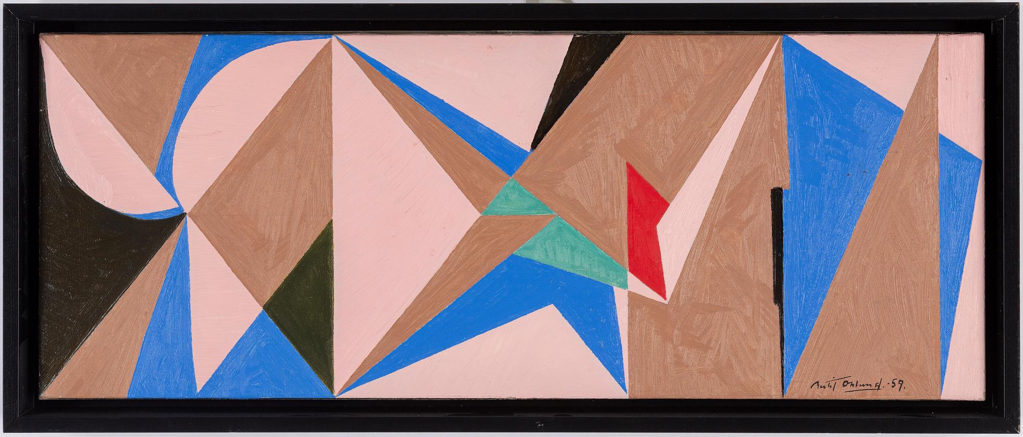 BERTIL ÖHLUND, oil on canvas, signed and dated -59.