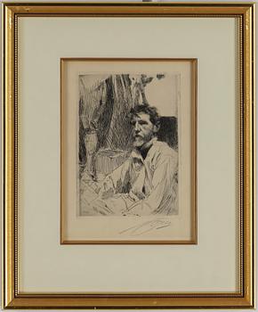ANDERS ZORN, etching, 1897, signed.
