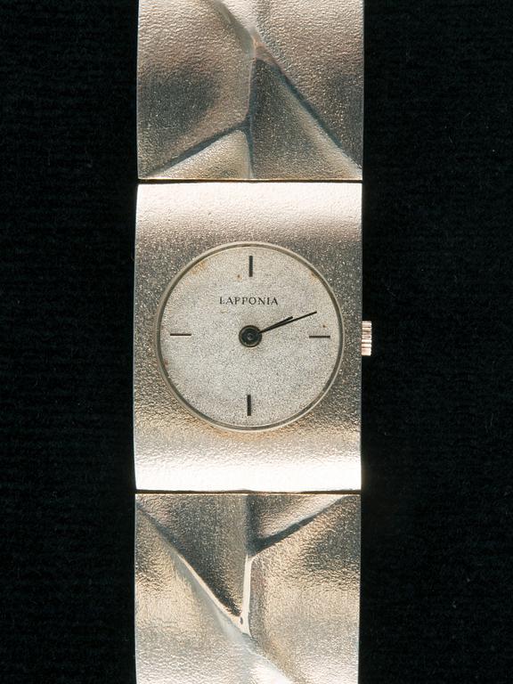 Björn Weckström, ARMBANDSUR, sterling silver, "Istral" Lapponia 1992.
