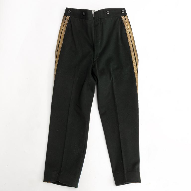 Uniform for a forester, dated 1901.