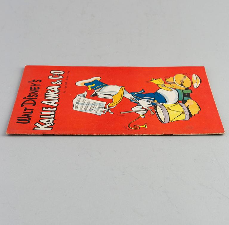 SERIETIDNING, Kalle Anka nr 1, 1949.