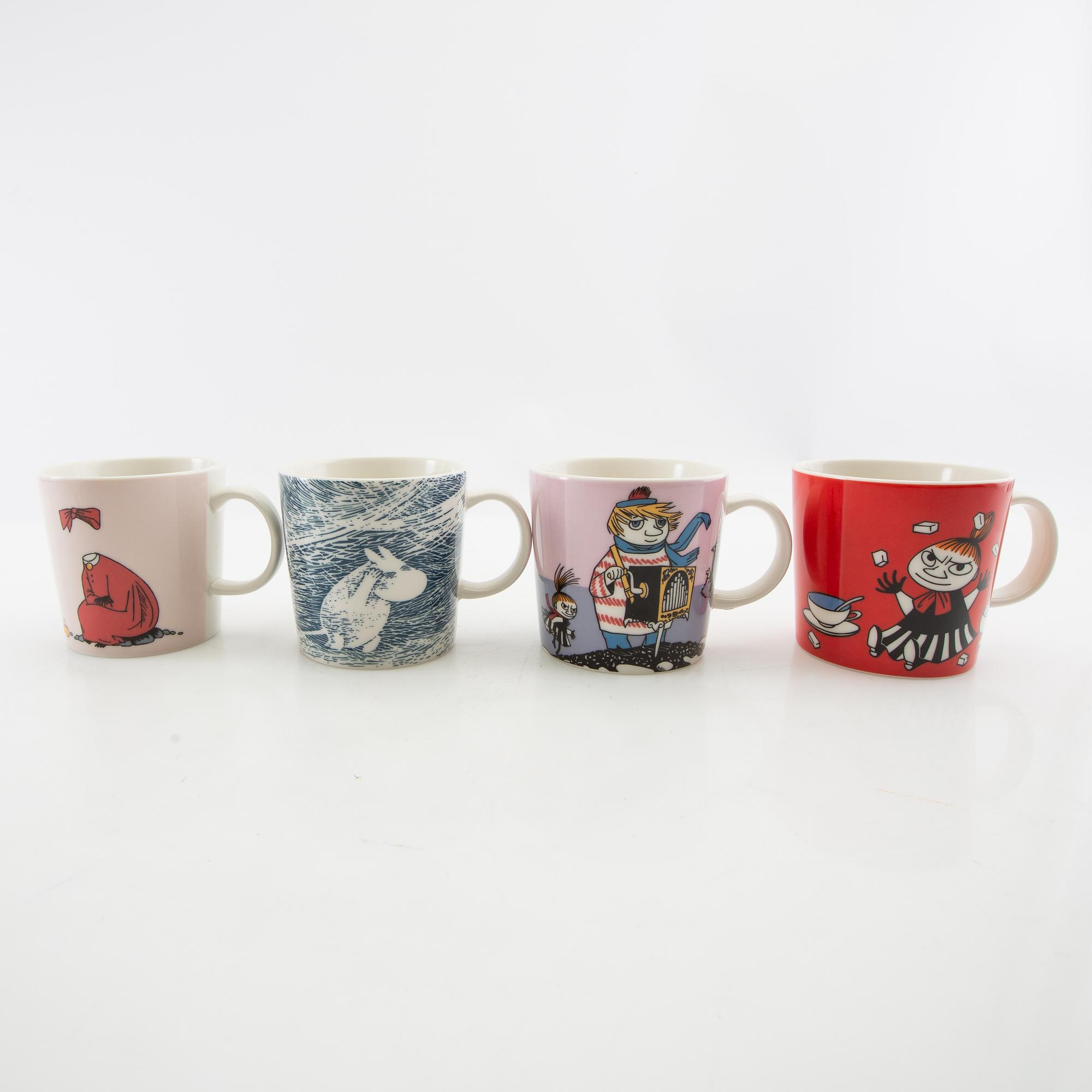 Mugs 8 pcs Moomin characters/ Moomin Arabia Finland.