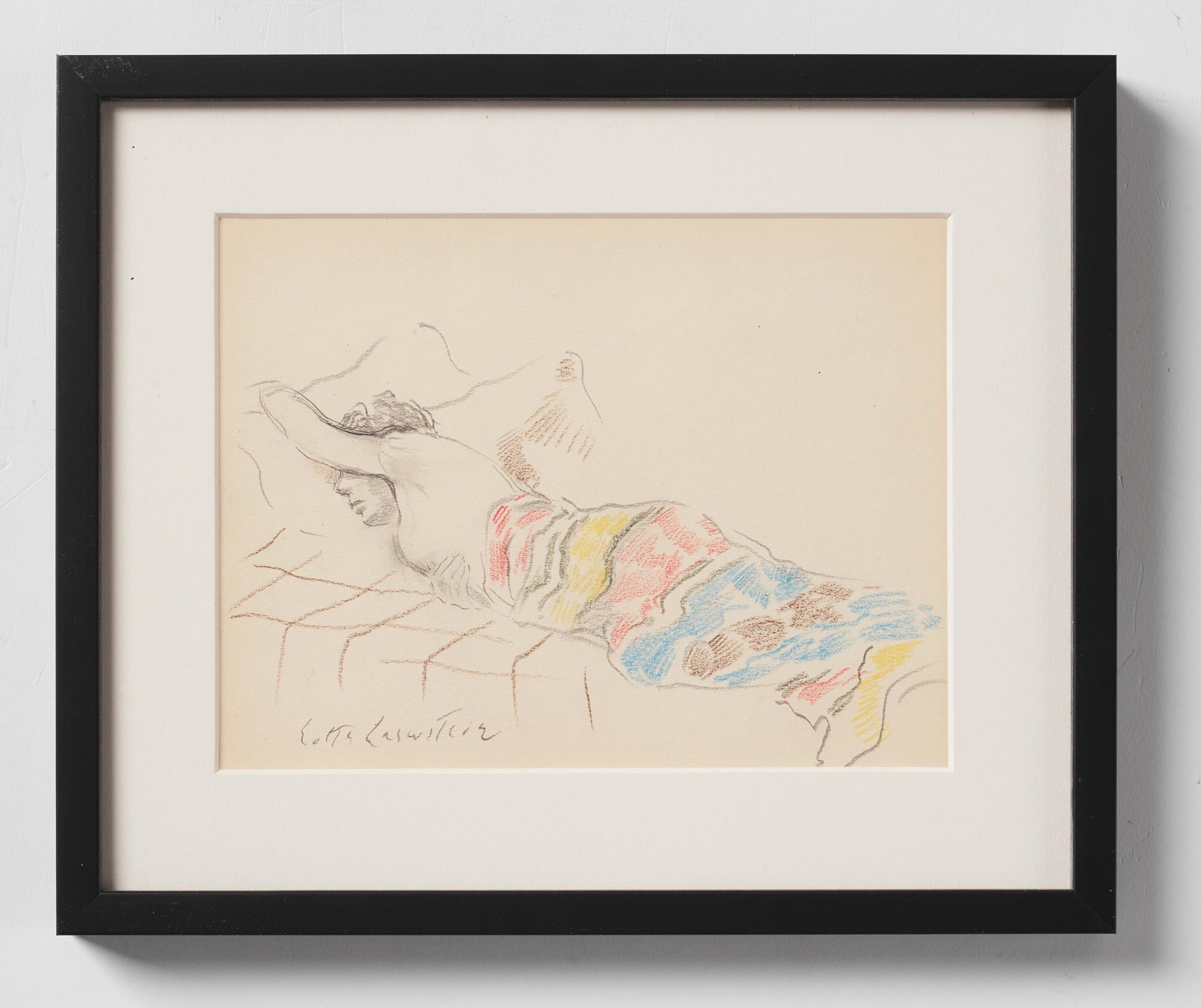 Lotte Laserstein, Resting woman.