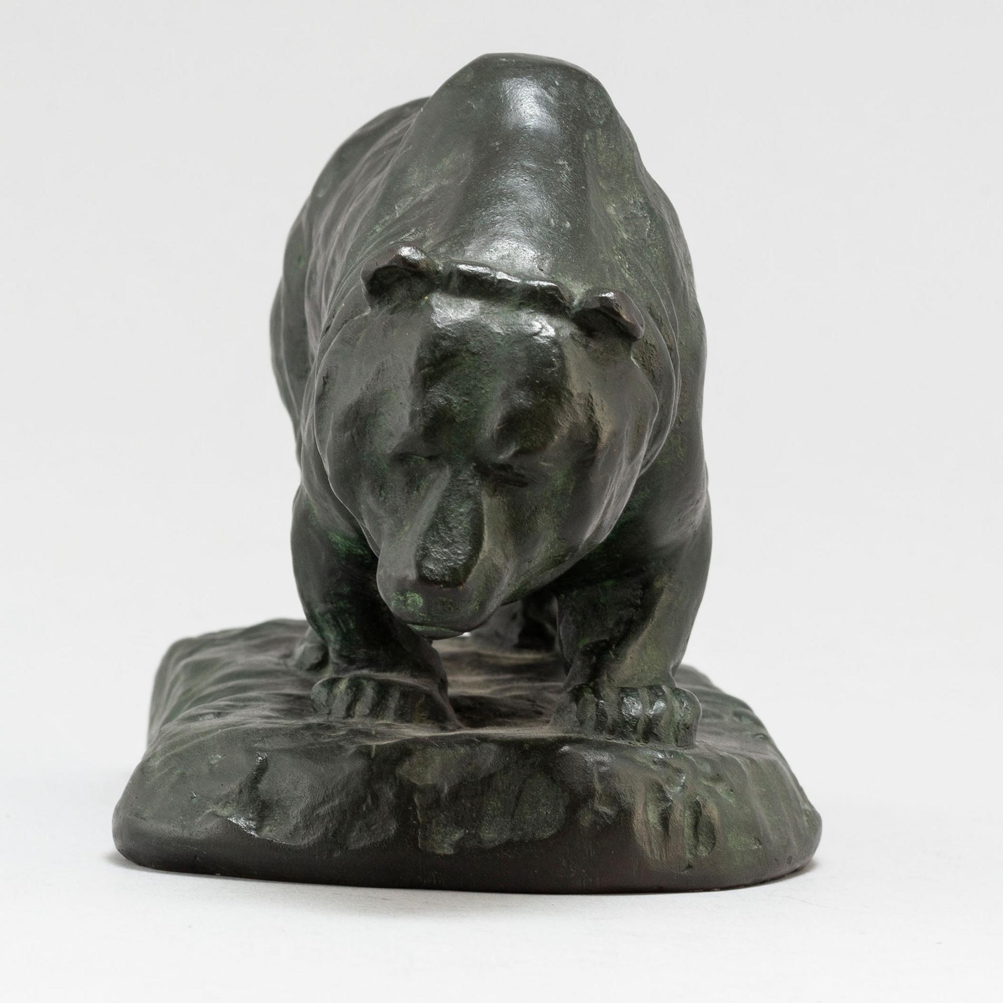 ARVID KNÖPPEL, Sculpture, bronze. Signed, foundry mark Otto Meyers Eftr. Fud.