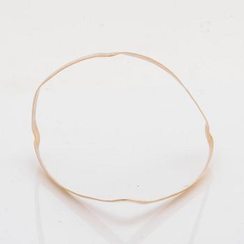 BANGLE aand RING, 14K gold, 14,3 g.