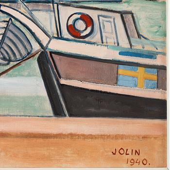 Einar Jolin, View over Riddarholmen.