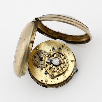 FICKUR, 3 st, silver, 1800-tal. Tot ca 194 gram.
