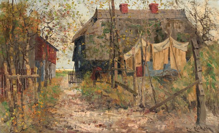 Elisabeth von Eicken, Höstmotiv från landsbygden.