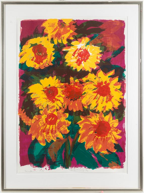 Rainer Fetting, silkscreen, signed, numbered 87/100 and dated -92.
