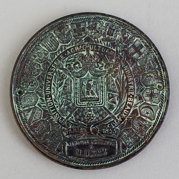 A BRONZE MEDAL, Paris 1855.