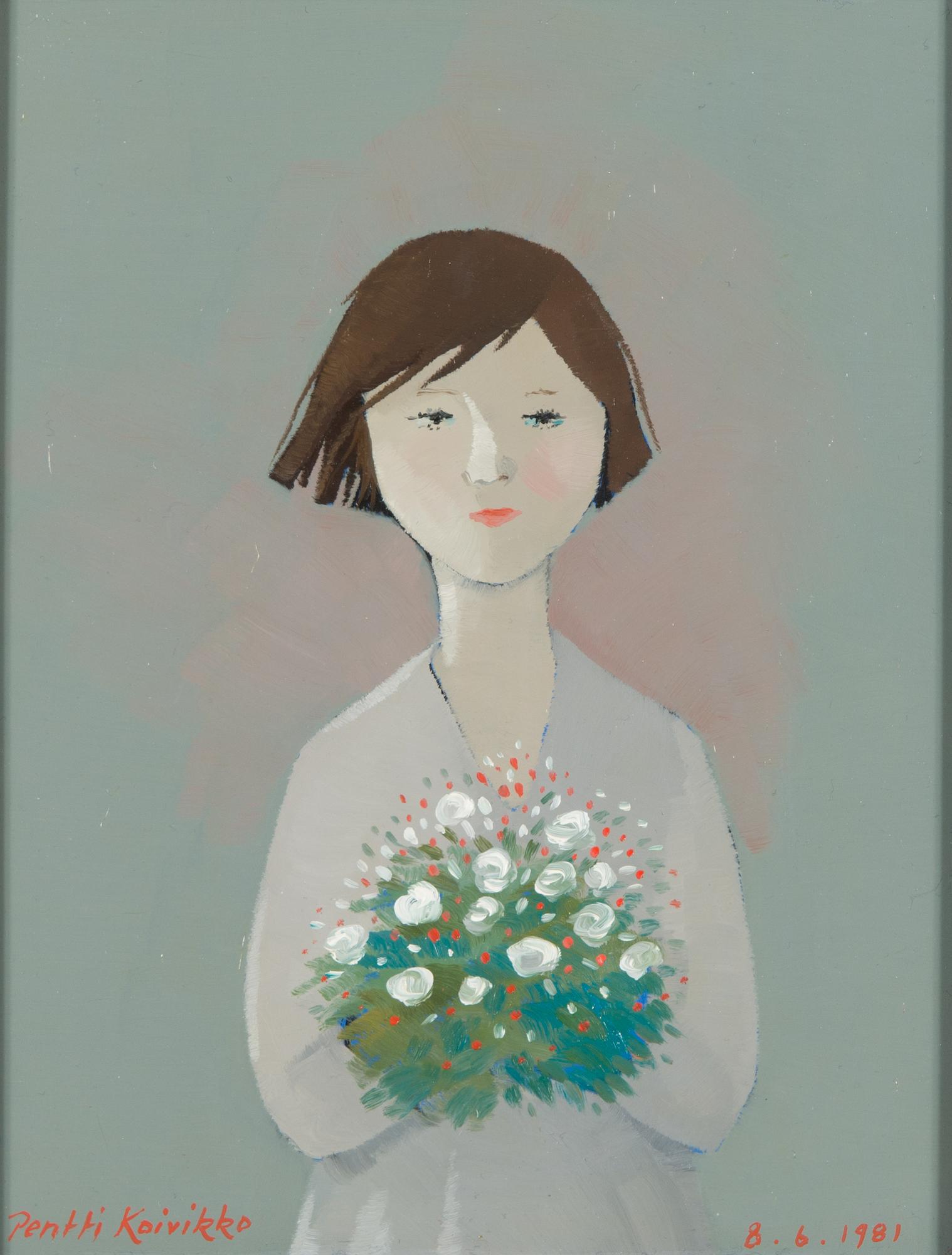 Pentti Koivikko, oil on board, signed and dated 1981.