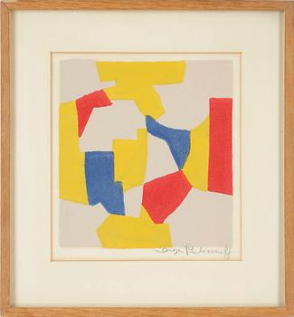 Serge Poliakoff · SERGE POLIAKOFF, Färglitografi, signerad
