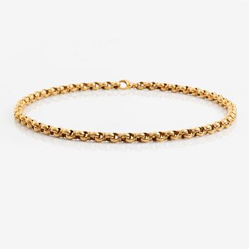 Collier 18K guld, Tännler.
