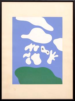 Jean Arp, färglitografi osignerad numrerad 131/135.