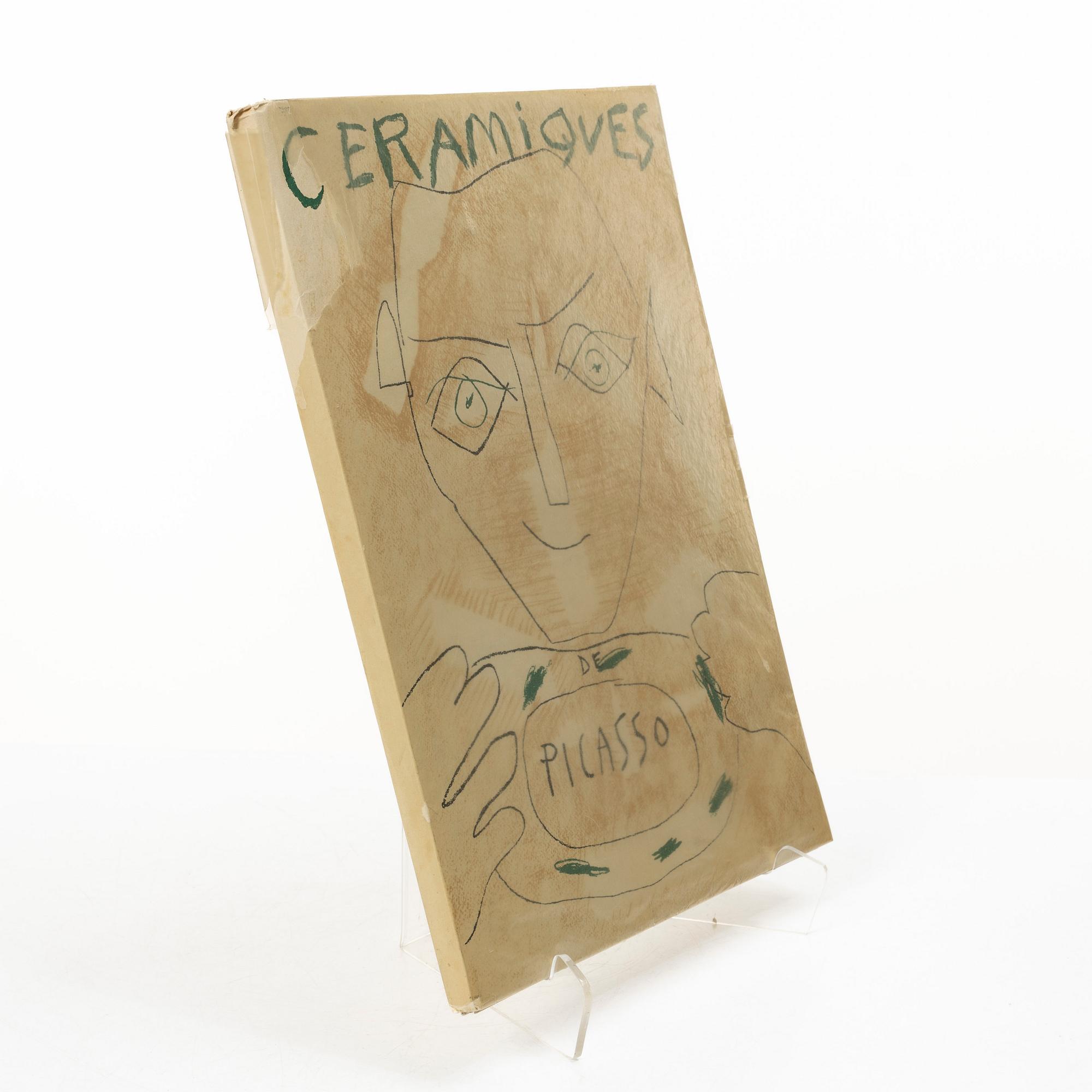 Pablo Picasso, a book, "Ceramiques".