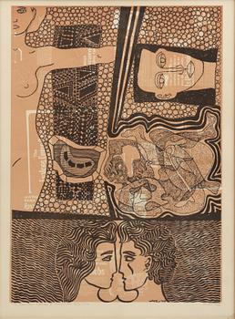 Endel Kõks, Triptych "Rainbow Woman I-III".