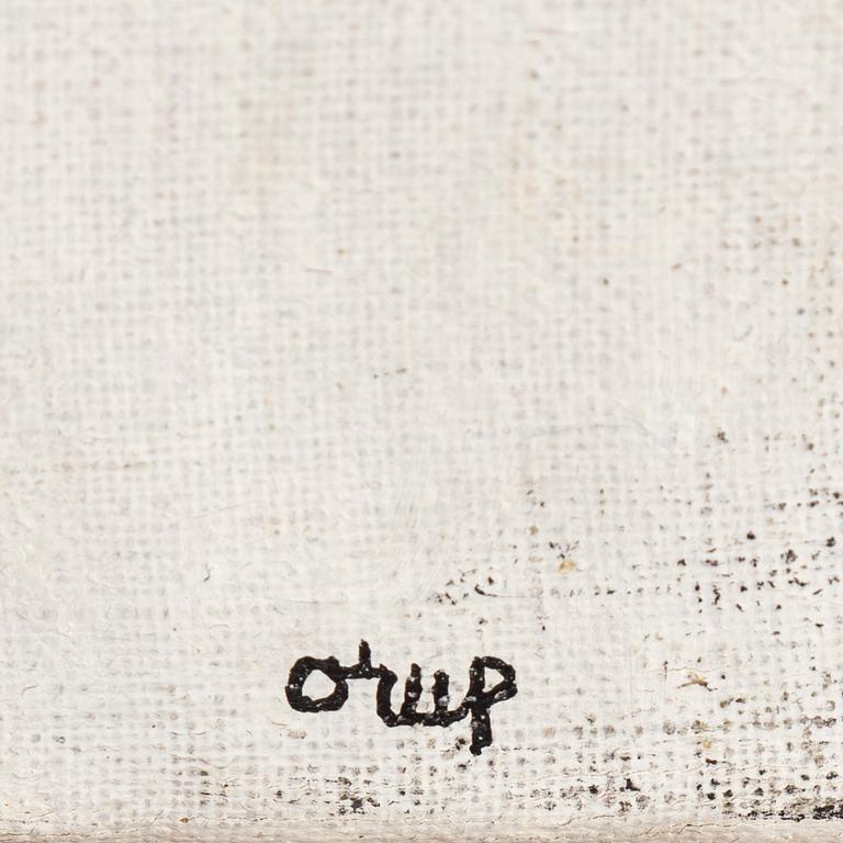 BENGT ORUP, oil on canvas, signed and dated 1955 on the stretcher.