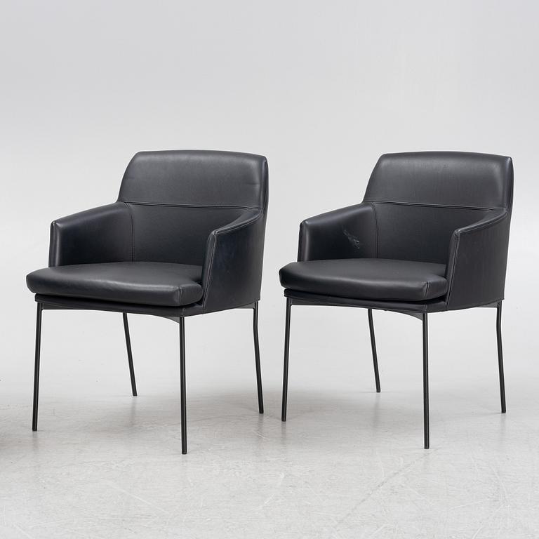 Claesson Koivisto Rune, six 'Montevideo' armchairs, Tacchini, Italy.