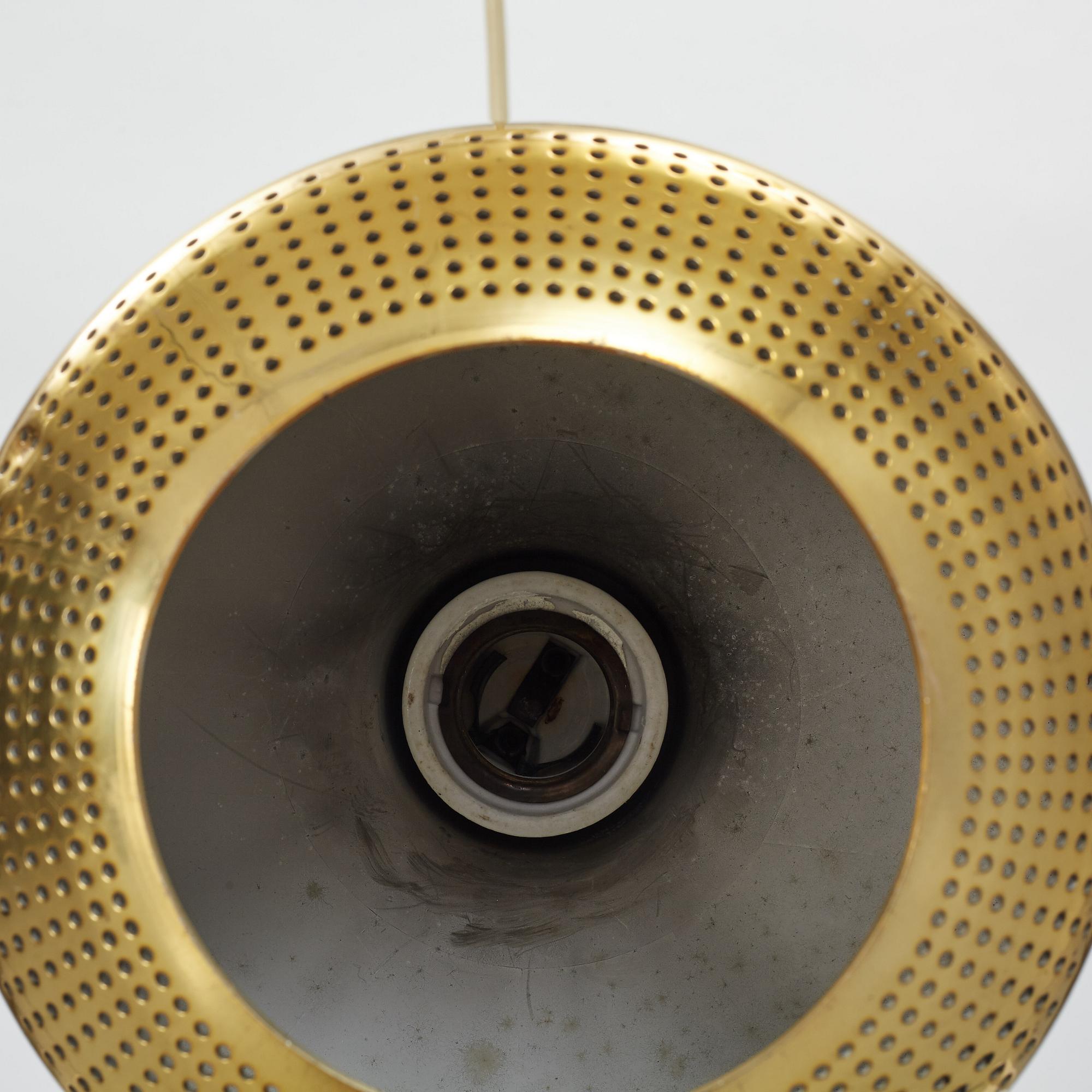 Vilhelm Lauritzen, taklampa, AWF, Norge, 1950-tal.