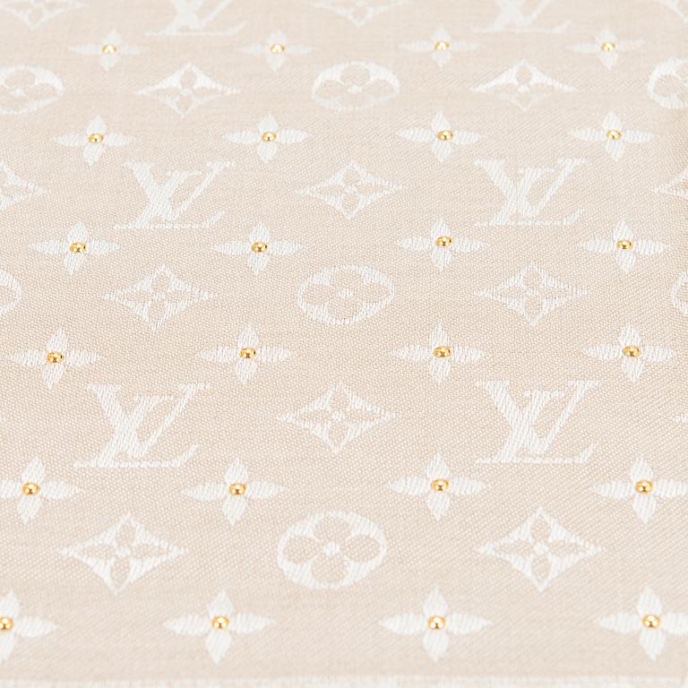 Louis Vuitton, "Studdy Denim Monogram Shawl", huivi.