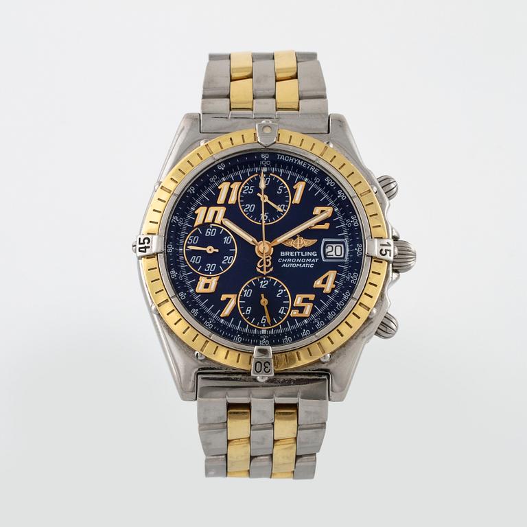 BREITLING, Chronomat, wristwatch, chronograph, 39,5 mm.