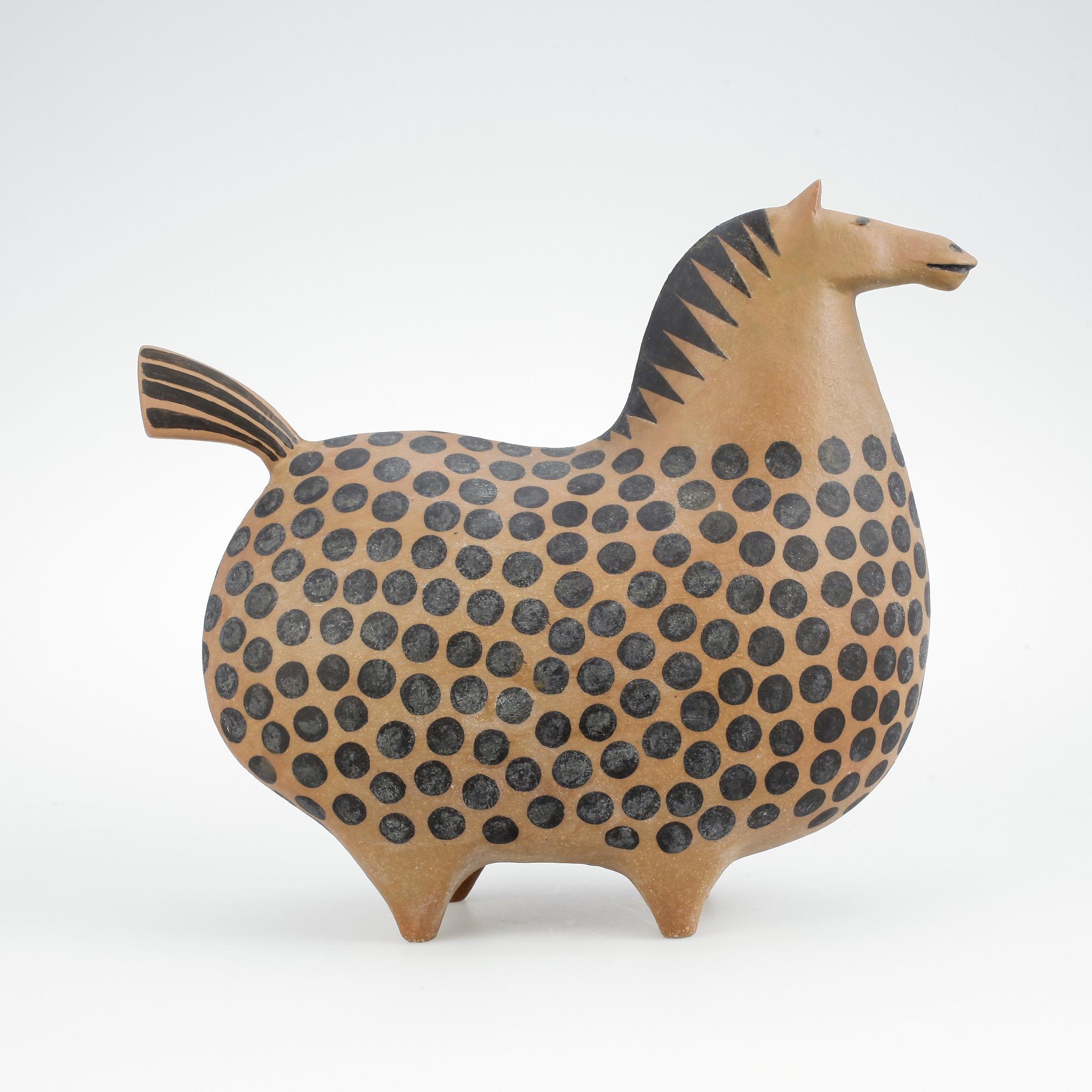 FIGURIN, stengods,"Springare" Stig Lindberg, Gustavsberg studio 1952-72.