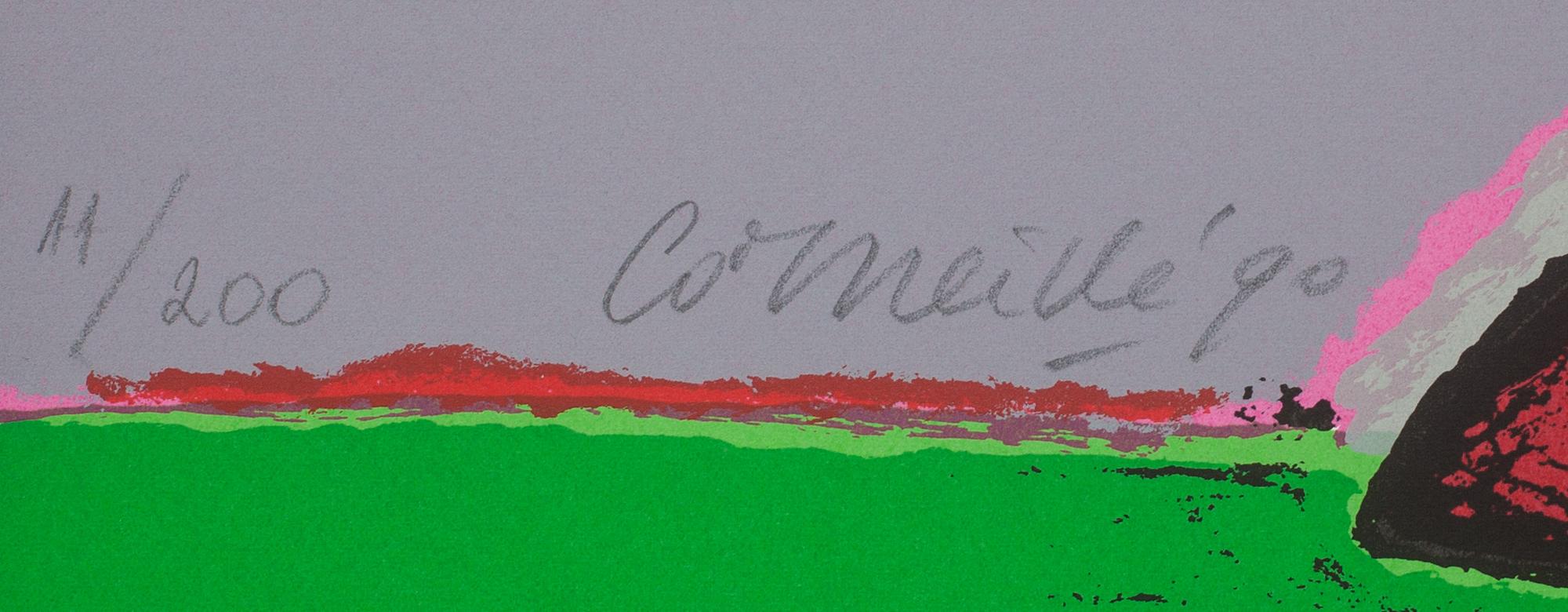 BEVERLOO CORNEILLE, färgserigrafi, signerad, numrerad 11/200 och daterad- 90.