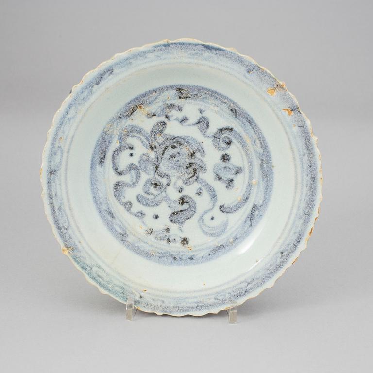 SKÅLFAT, porslin, Kina, Mingdynastin, Wanli (1573-1620).