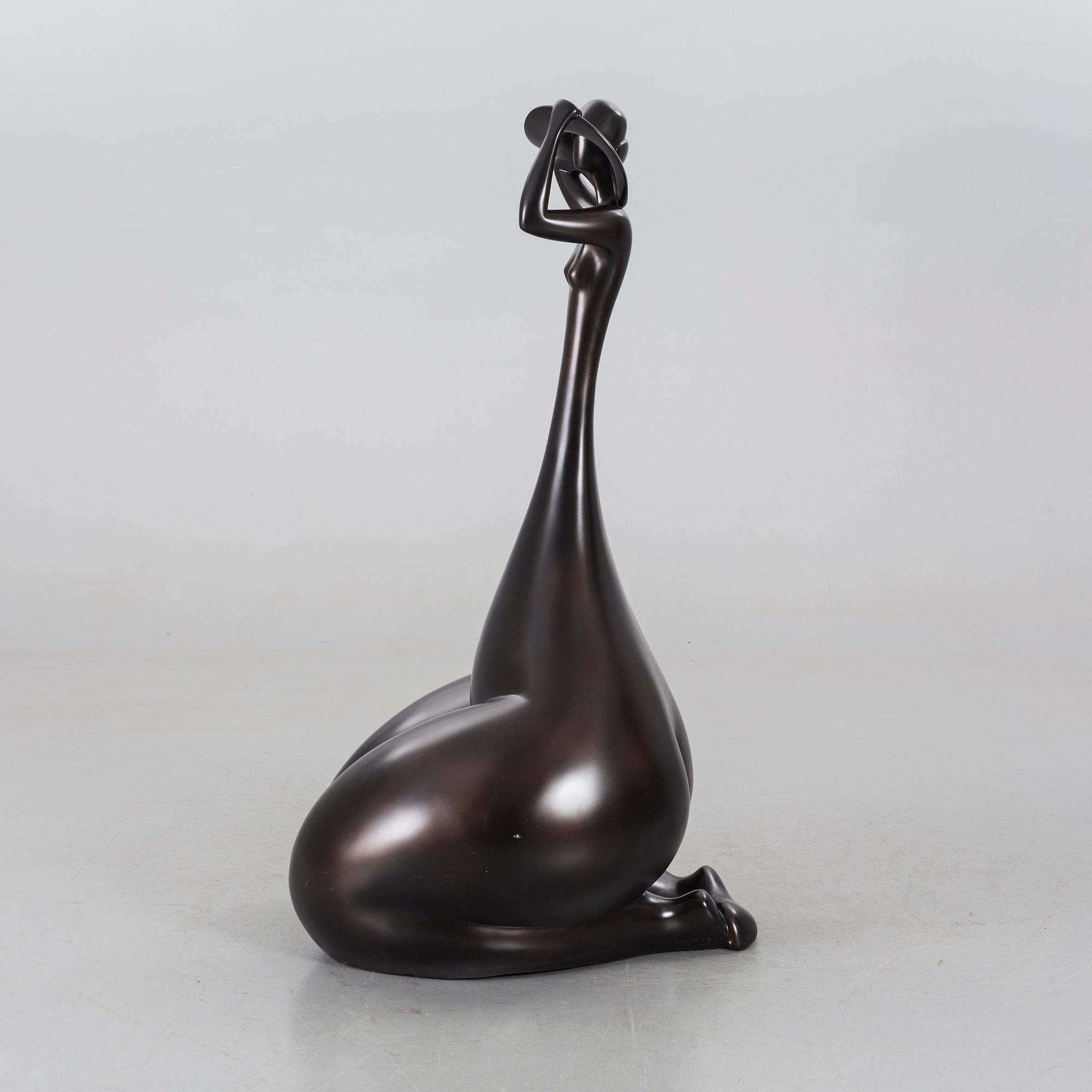 MARIE-MADELEINE GAUTIER, sculpture, glassfibre.