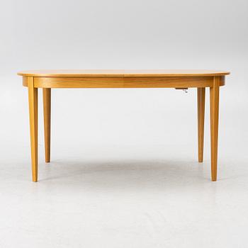 Carl Malmsten, a dining table with eight chairs, 'Camlare Nyckel', Sweden, second half of the 20th century.