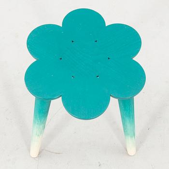 Lisa Hilland, stool "Smyltha" for Myltha, signed 2023, unique.