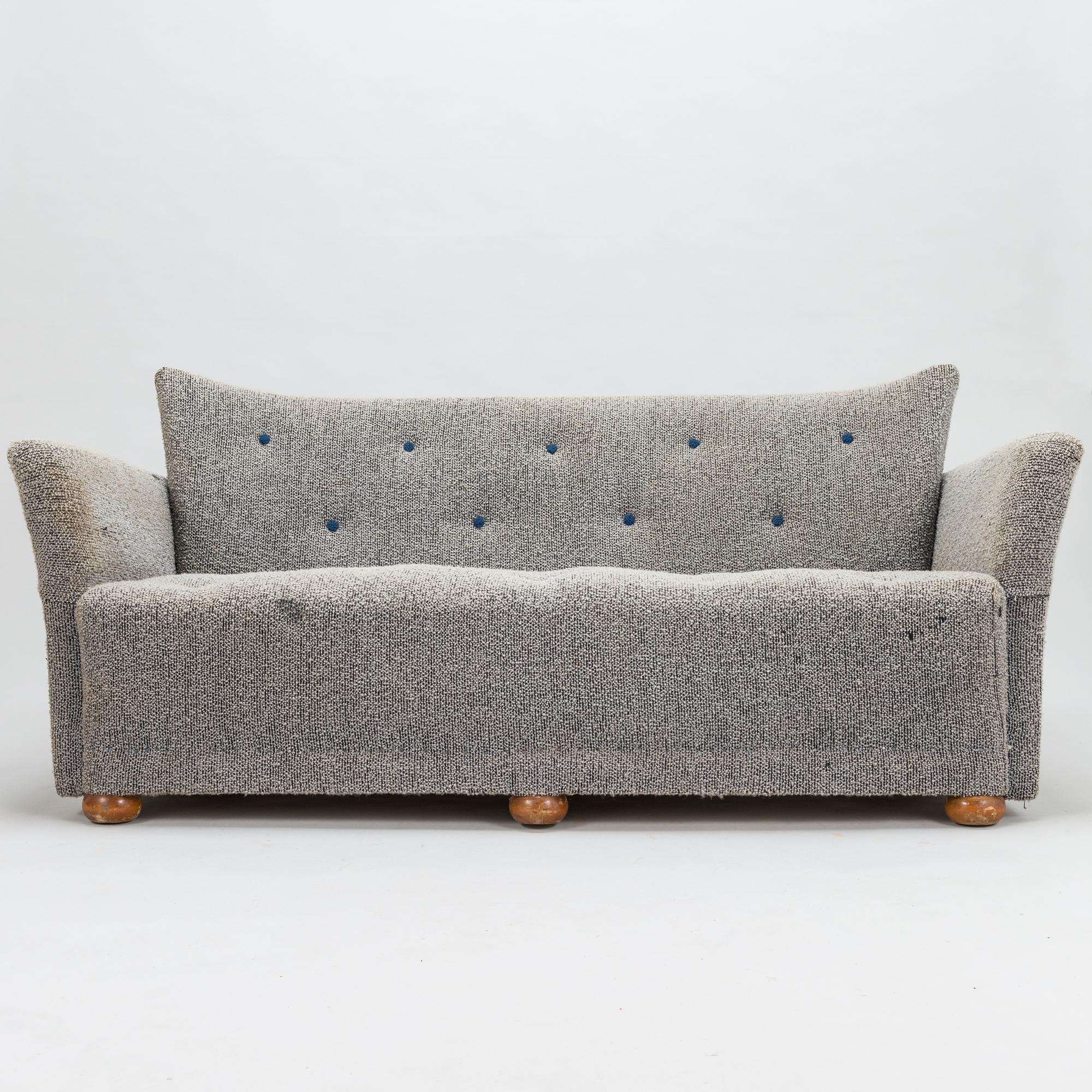 A mid-20th century sofa.