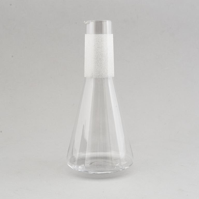 ERIKA LAGERBIELKE, karaffer, 2+2 st, "Divine", glas, Orrefors, 2000-tal.