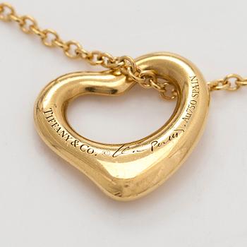 Tiffany & Co, Elsa Peretti, halsband, "Open Heart", 18K guld.