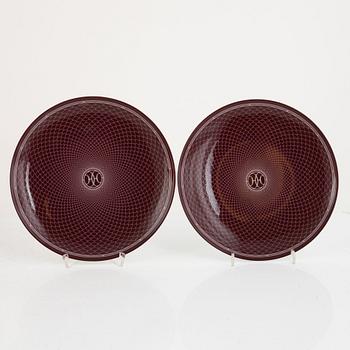 Hermès, plates, a pair, "H-Deco".