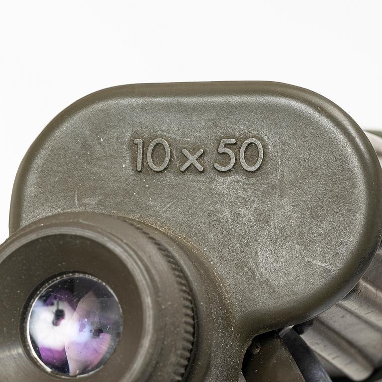 Binoculars, "Dienstglas" Bundeswehr, Hensoldt Wetzlar, 10x50.
