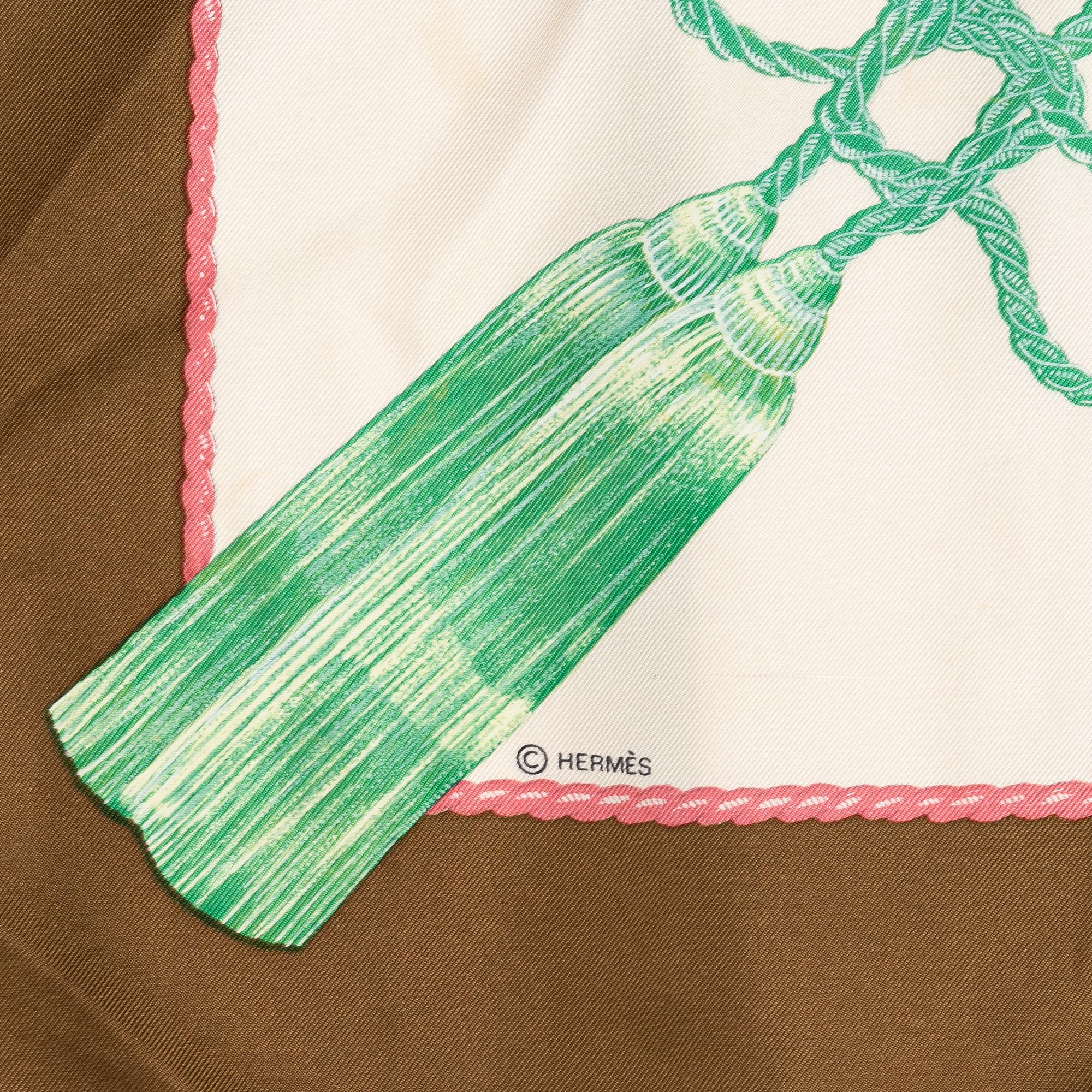 Hermès, two scarves, "Jouvence" and "Samourai".