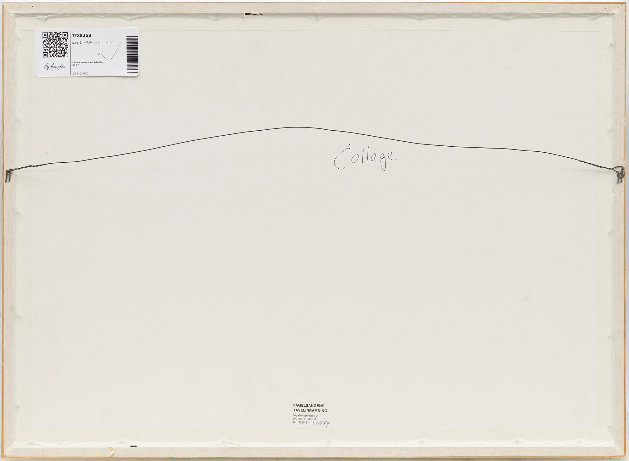 Lars Erik Falk, Untitled.