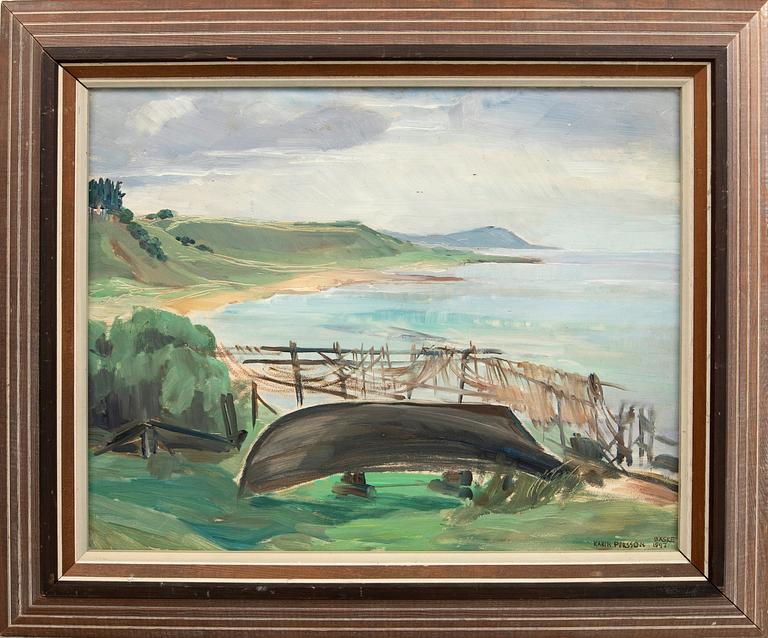 Karin Persson,  Motiv från Stens huvud.