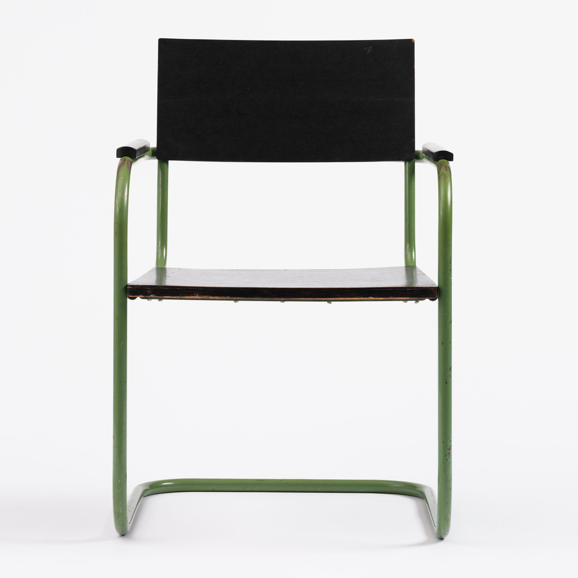Bröderna Sandbergs Jernmöbelfabrik, armchair, Sandviken, 1930s-40s.