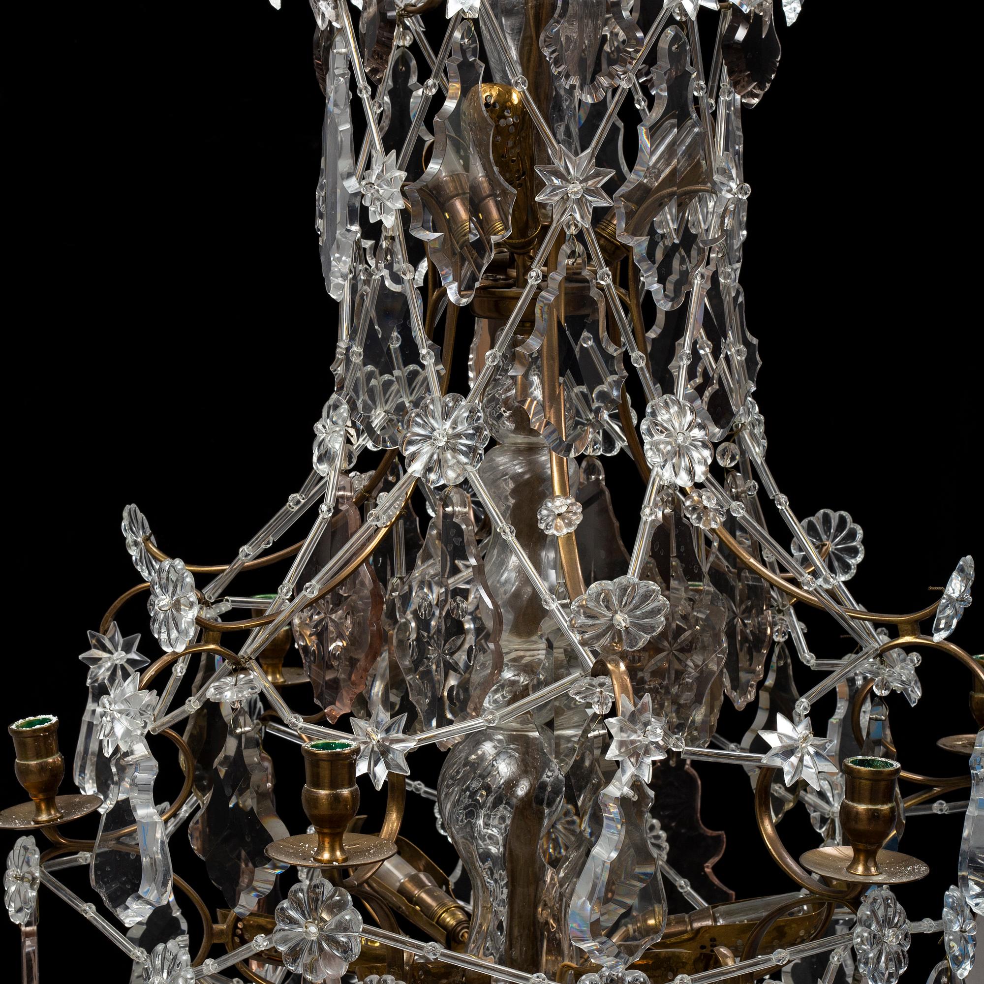 A mid 20th century chandelier.