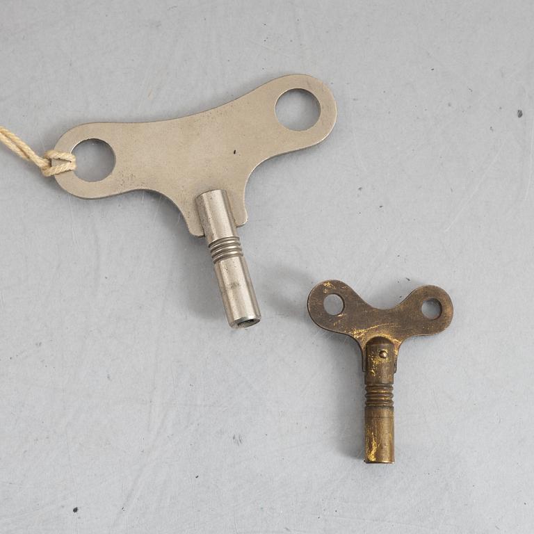 A French mantle clock, mid19th century.