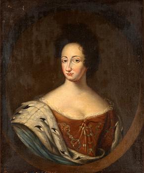 1033A. David Klöcker Ehrenstrahl Circle of, "Queen Ulrika Eleonora the elder (1656-1693)".