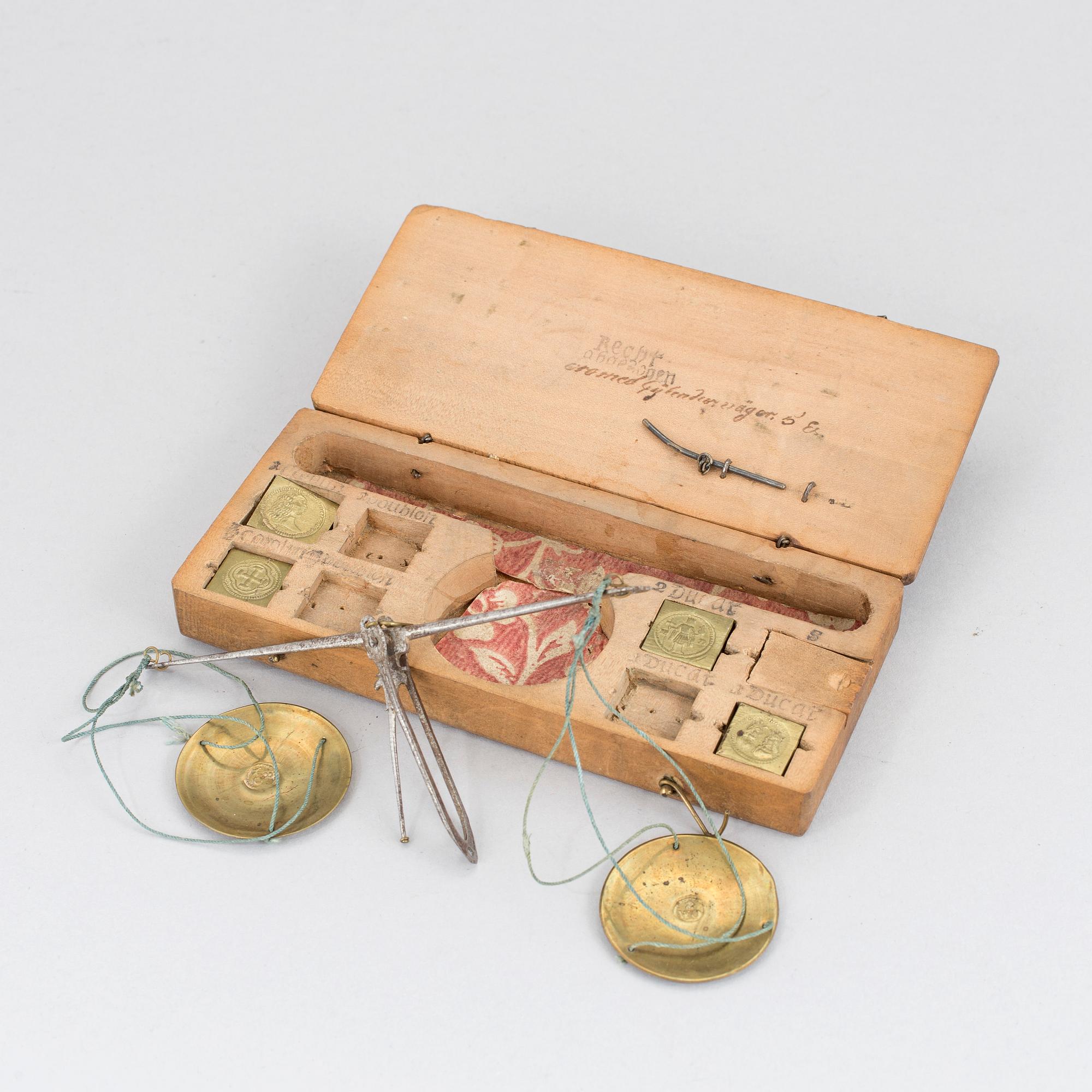 A 18th century scale.