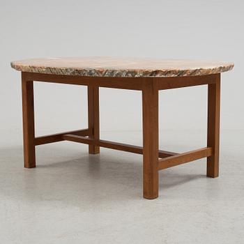 An agate and mahogany coffee table from Svenskt Tenn.
