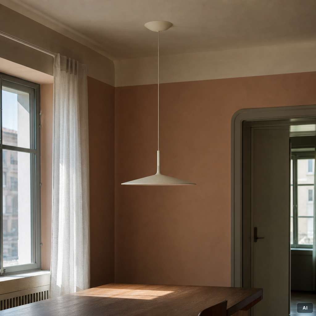 Lucidi & Pevere, an 'Aplomb Large' pendant lamp, Foscarini, Italy.