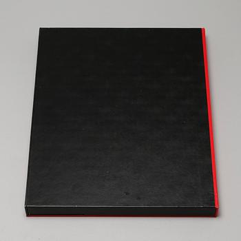 7 serigraphs in a folder, "ION", Falaize, 1989. numbered 167/200.