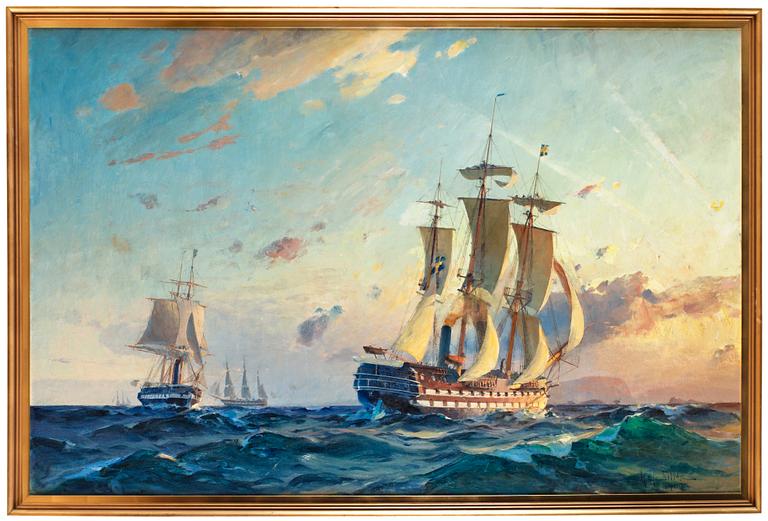 Herman af Sillén, Fartyg på öppet hav.