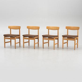 Børge Mogensen,  four "Öresund" chairs, Karl Andersson & Söner, Sweden.
